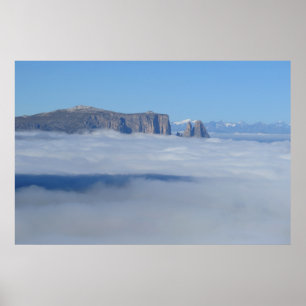 Poster Dolomites Itália