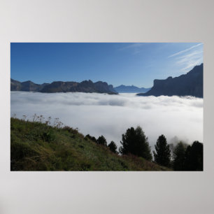 Poster Dolomites Itália