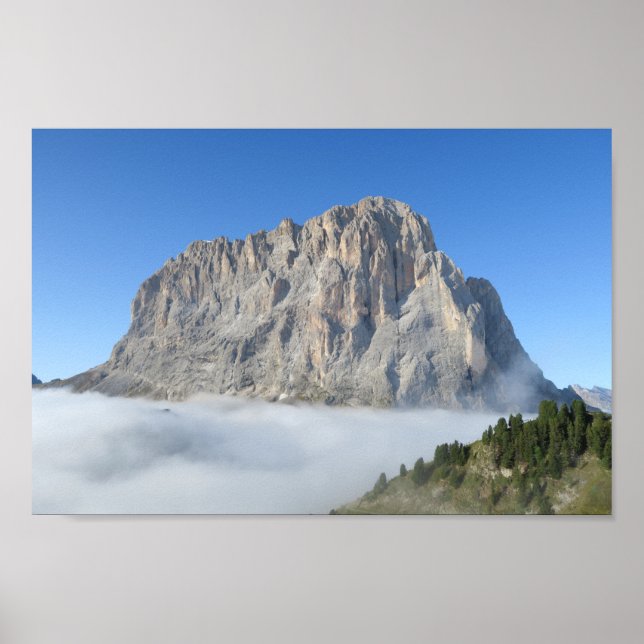 Poster Dolomites Sassolungo (Frente)