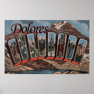 Póster Dolores, Colorado - grandes cenas da letra