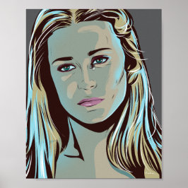 Poster Dolores de Westworld pôster ilustrado