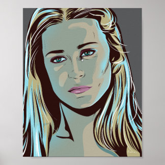 Poster Dolores de Westworld pôster ilustrado