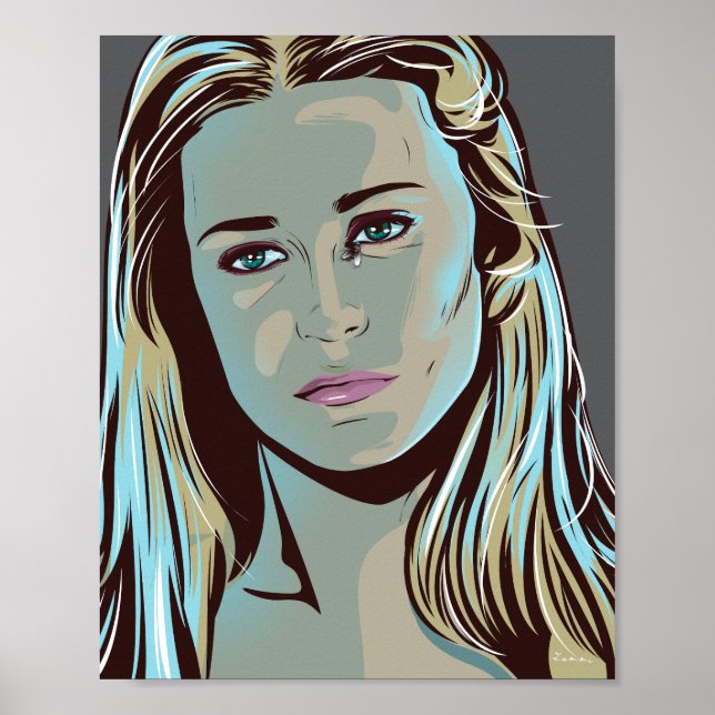 Poster Dolores de Westworld pôster ilustrado (Frente)