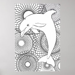 Poster Dolphin Harmony