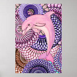 Poster Dolphin Harmony