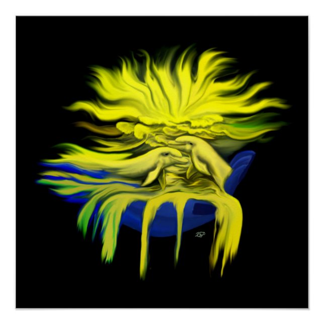 Póster Dolphin Love (Frente)