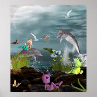 Poster Dolphin_play