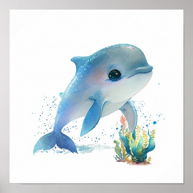 Poster Dolphin Wall Art (Frente)