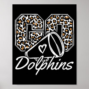 Poster Dolphins Vintage Volta às Aulas Srit