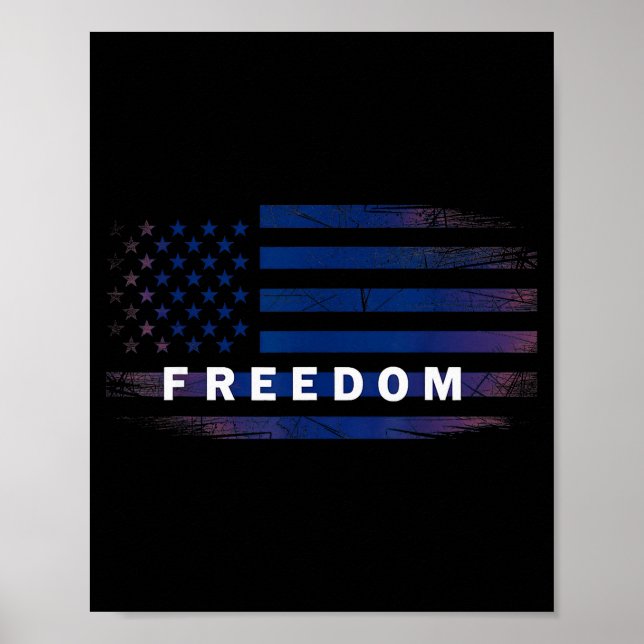 Poster Dom da Bandeira Americana (Frente)