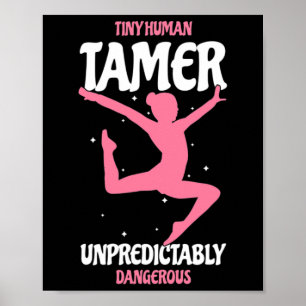 Poster Domador de Humano Minúsculo Ginásio Divertido Peri