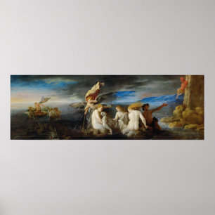 Poster Domenico Fetti Hero lamentando o Morto Leander
