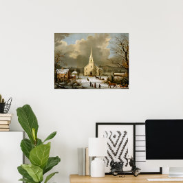Póster Domingo de inverno em tempos antigos