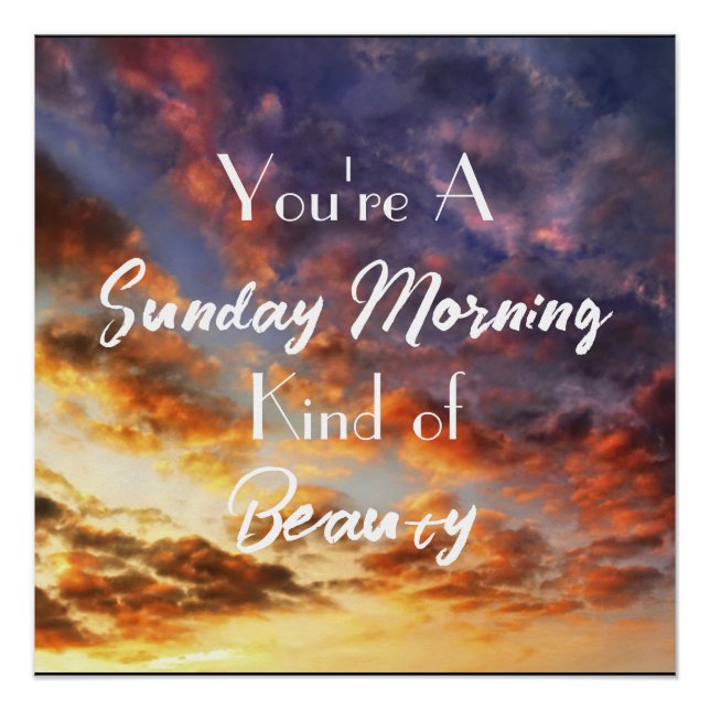 Póster Domingo de manhã (Frente)