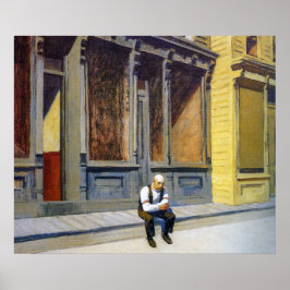 Poster Domingo | Edward Hopper |