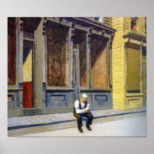 Poster Domingo Edward Hopper
