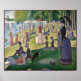 Poster Domingo em La Grande Jatte por Georges Seurat