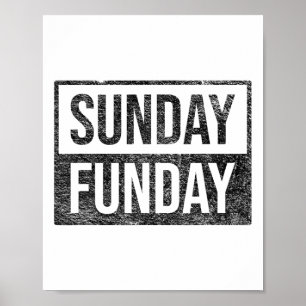 Poster Domingo, Funday, igreja de Churrasco desportivo Br