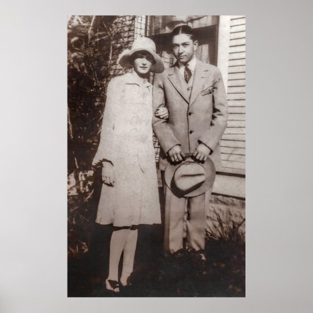 POSTER DOMINGO MELHOR BONNIE E CLYDE (Frente)