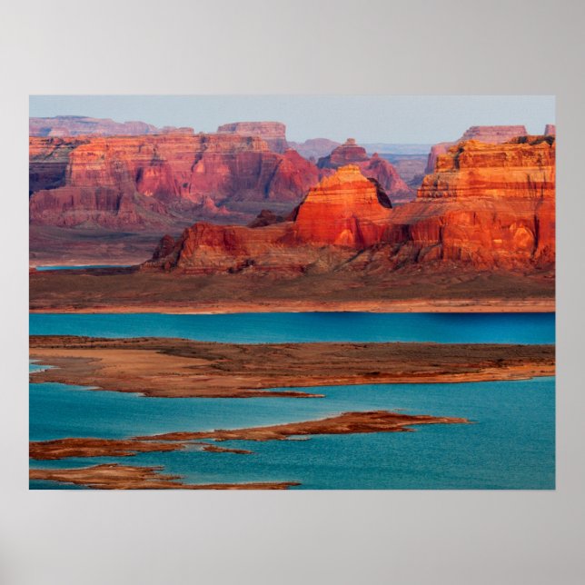 Poster Dominguez Butte & Lago Powell, Utah (Frente)