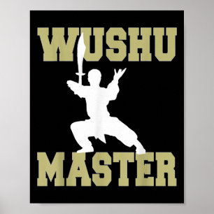 Poster Domínio Guerreiro Elite Em Tradicional Wushu Wean 