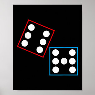 Poster Domino Divertido Seis Sete Meme 67 Amante da Matem