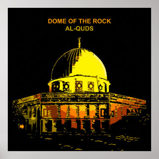 Poster Domo da Pedra: Icônica de Al-Quds