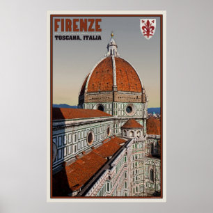 Poster domo do IL do Campanile de Giotto