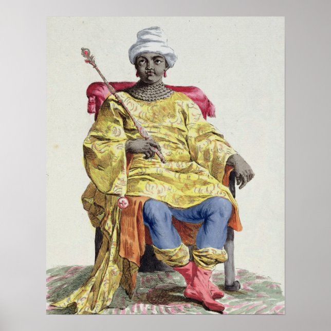 Poster Don Alvares, Rei do Congo, de "Receuil des (Frente)