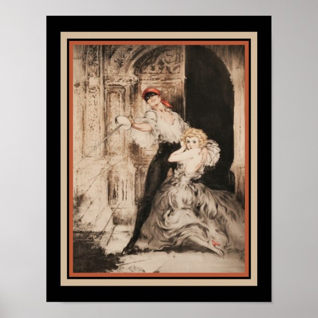 Poster "Don Juan" 1928 Louis Icart (Frente)