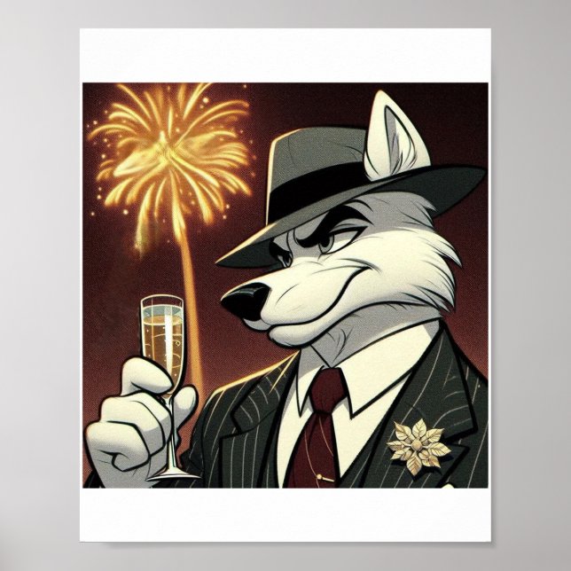 Poster Don Lupo Canino "New Year" (Frente)