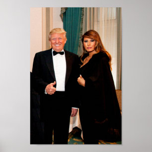 Póster Donald & Melania Trump