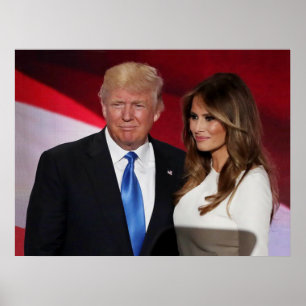 POSTER DONALD & MELANIA TRUMP