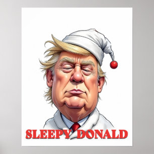 Poster Donald Sonolento – Uma Sutil Caricatura Política
