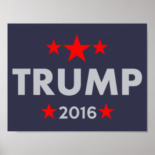 Póster Donald Trump 2016