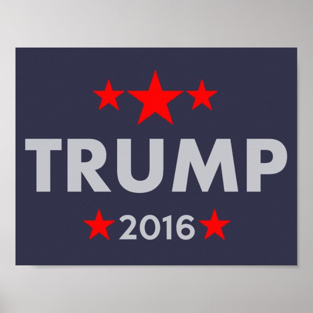 Póster Donald Trump 2016 (Frente)