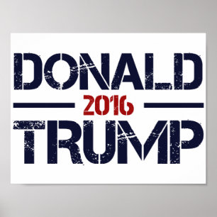Póster Donald Trump 2016