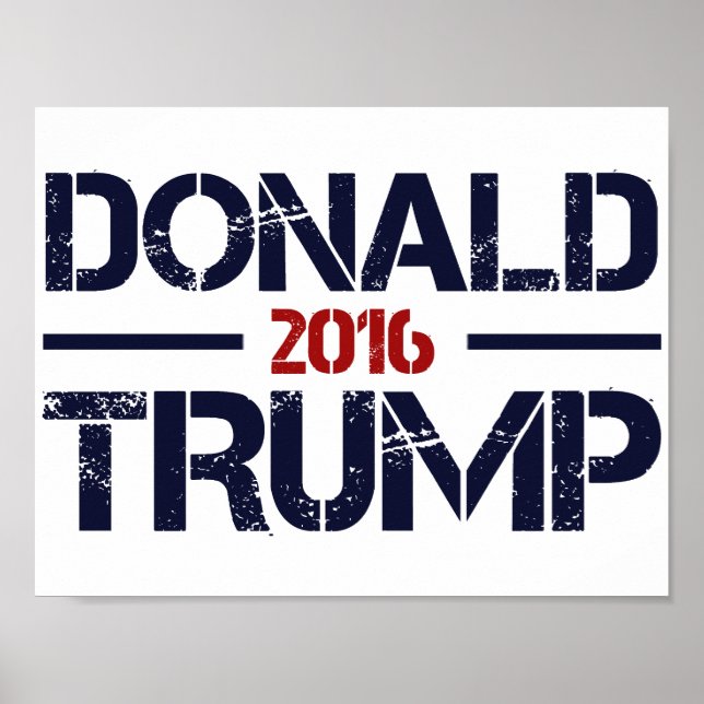 Póster Donald Trump 2016 (Frente)