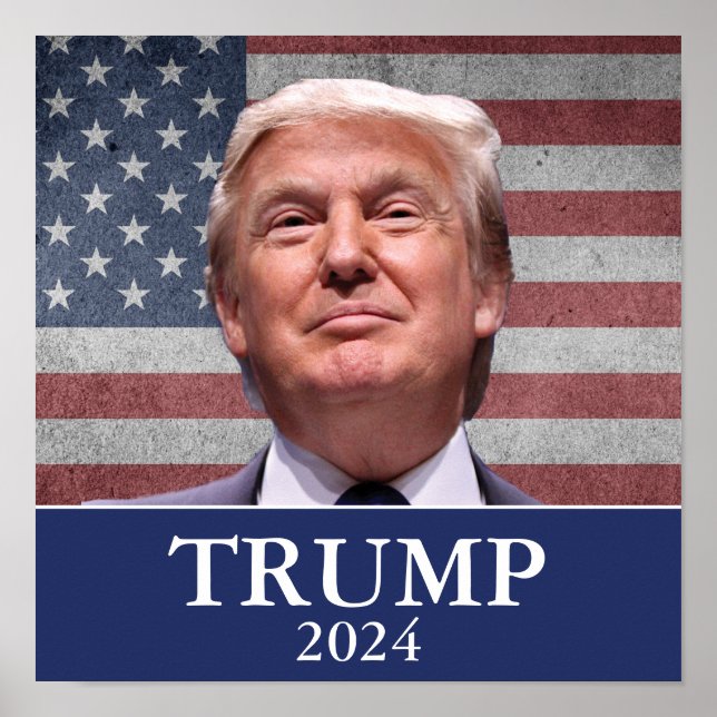 Poster Donald Trump 2024 (Frente)