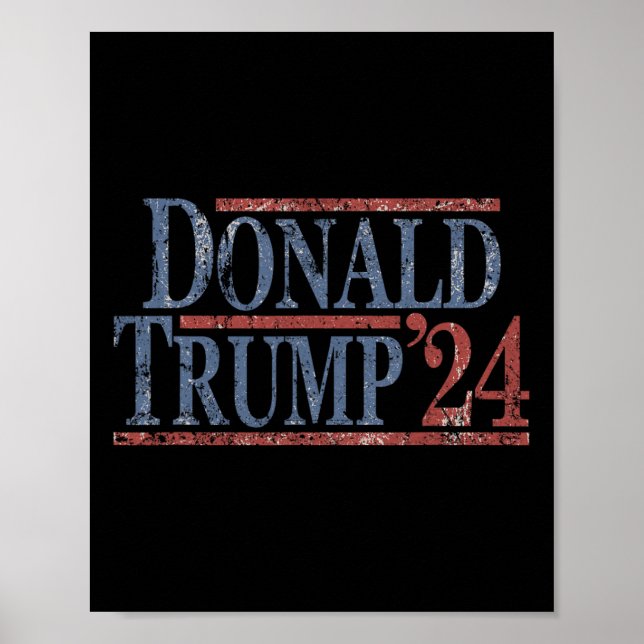 Poster Donald Trump 2024 (Frente)