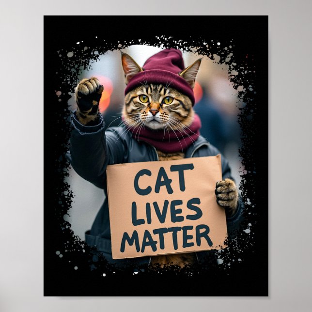 Poster Donald Trump 2024 Cats (Frente)