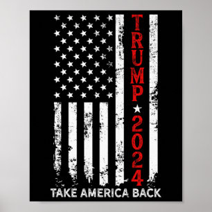 Poster Donald Trump 2024 Retome As Eleições Americanas -