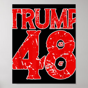 Poster Donald Trump 2028 Trump 45º 47º 48º Presidente T