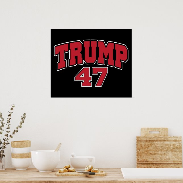 Poster Donald Trump 47 (Cozinha)