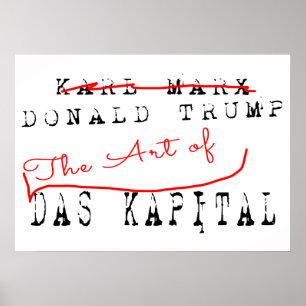 Póster Donald Trump - A Arte Do Capital