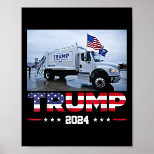 Poster Donald Trump Anda de Caminhão Garge - Caminhão Gar
