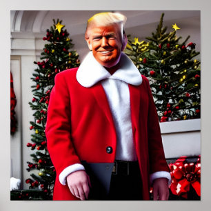 Poster Donald Trump Christmas