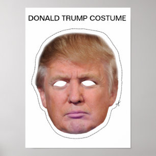 Póster Donald Trump Costume
