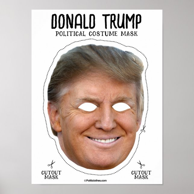 Poster Donald Trump Costume Mask (Frente)