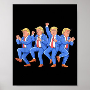 Poster Donald trump dança 4 de julho trump 2025 Donald t